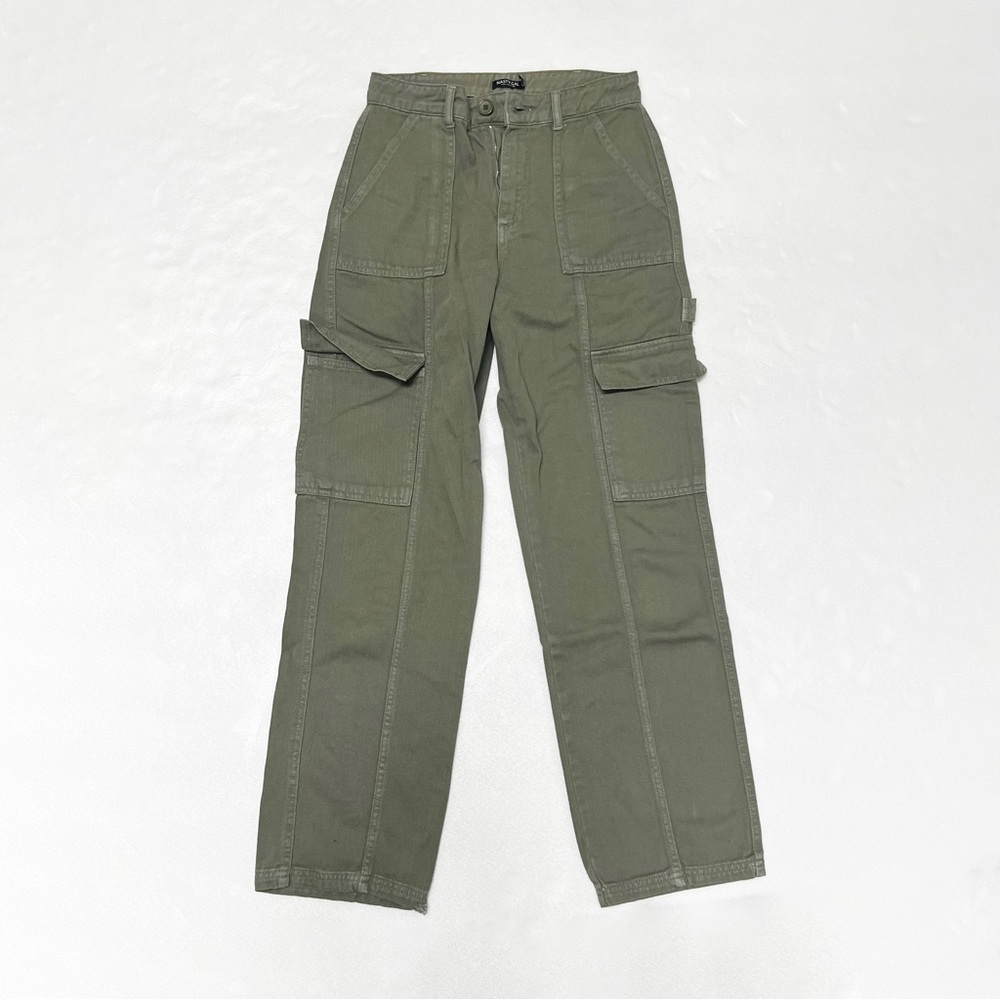 Khaki Green Cargo Jeans